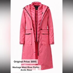 Moose Knuckles West River Parka
Women's parka jacket size S